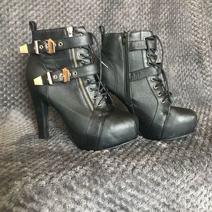 Black Charlotte Russe Booties